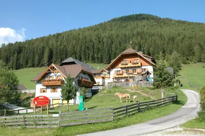 Naturlandschaft in der Nähe des Bauernhofs
