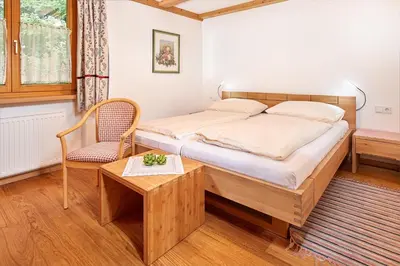 Ein Bett oder Betten in einem Zimmer der Unterkunft Haus Panoramablick
