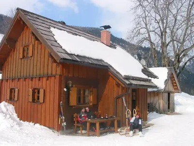Egghartguthütte im Winter