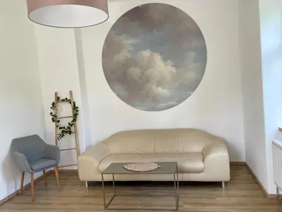 Ein Sitzbereich in der Unterkunft Die alte Salzvilla