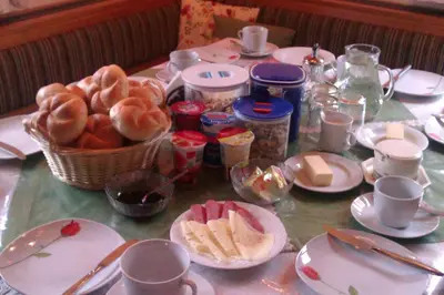Essen in der Pension oder in der Nähe