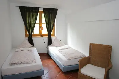 Ein Bett oder Betten in einem Zimmer der Unterkunft Steuer 59 App 6 Annaberg