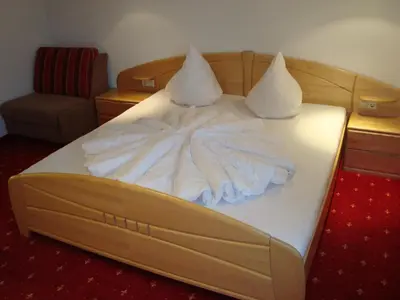 Ein Bett oder Betten in einem Zimmer der Unterkunft Ferienhaus Kahr Appartment Roßbrand