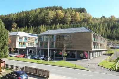 Das Gebäude in dem sich das Hostel befindet