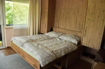 Ein Bett oder Betten in einem Zimmer der Unterkunft Ferien am Bischofsberg - Edlbach 31