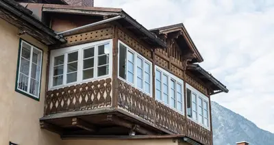 Das Gebäude in dem sich die Ferienwohnung befindet