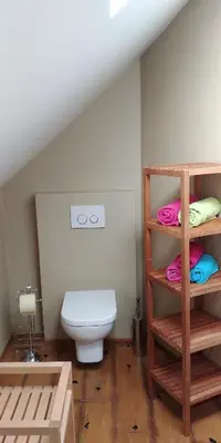 Ein Badezimmer in der Unterkunft Landhaus Roidergütl