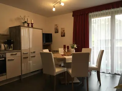 Küche/Küchenzeile in der Unterkunft Gästehaus Kloibergütl