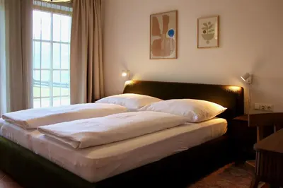 Ein Bett oder Betten in einem Zimmer der Unterkunft Ferienhaus Ennsling