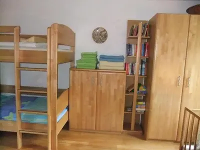 Die Bibliothek im Ferienhaus