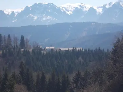 Naturlandschaft in der Nähe des Bauernhofs