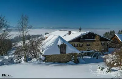 Bauernhof Moadl im Winter