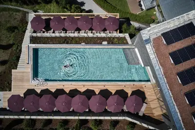 Der Swimmingpool an oder in der Nähe von Sporthotel Wagrain