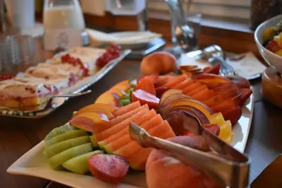 Essen in der Pension oder in der Nähe