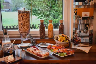 Essen in der Pension oder in der Nähe