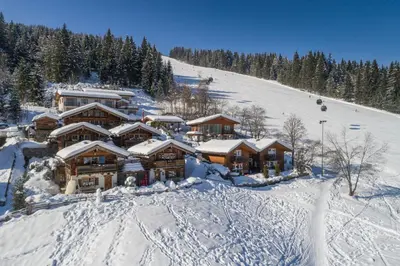 Almdorf Flachau - Luxus Hüttenurlaub im Winter