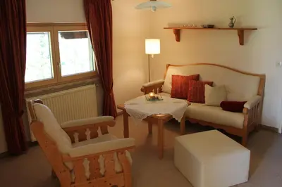 Ein Bett oder Betten in einem Zimmer der Unterkunft Ferienappartements Schrattengut