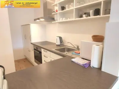 Küche/Küchenzeile in der Unterkunft Apartment Ausseerland