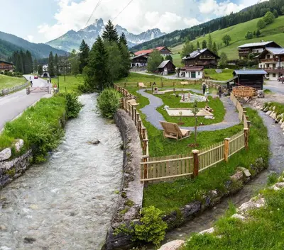 Naturlandschaft in der Nähe des Aparthotels