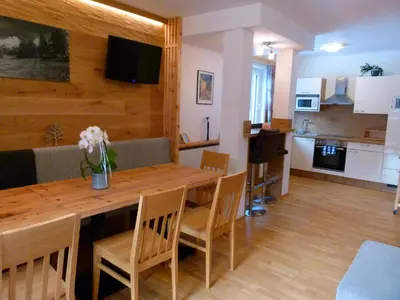 Küche/Küchenzeile in der Unterkunft Montanara Apartment & Zimmer