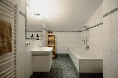 Ein Badezimmer in der Unterkunft Stadlhof