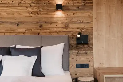 Ein Bett oder Betten in einem Zimmer der Unterkunft Alte Schmiede - das kleine Hotel