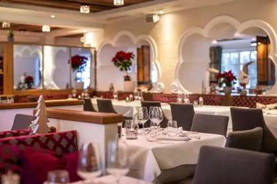 Ein Restaurant oder anderes Speiselokal in der Unterkunft Kesselspitze Hotel & Chalet, Valamar Collection - 4 Star Superior