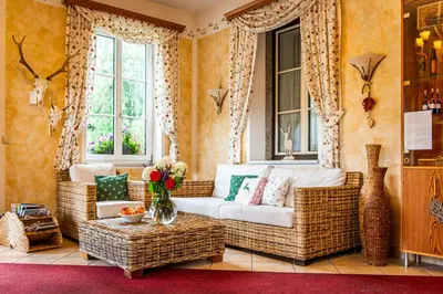Ein Sitzbereich in der Unterkunft Landhotel Timmerer