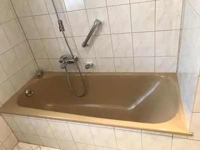 Ein Badezimmer in der Unterkunft Gasthof zum Gamsjäger