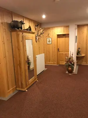 Küche/Küchenzeile in der Unterkunft Gasthof zum Gamsjäger