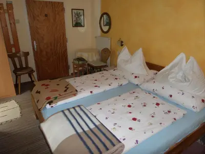 Ein Bett oder Betten in einem Zimmer der Unterkunft Kalcherhof