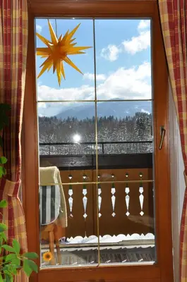 Ein Balkon oder eine Terrasse in der Unterkunft Kalcherhof