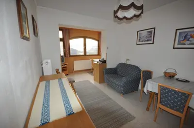 Ein Sitzbereich in der Unterkunft Appartement Kristall