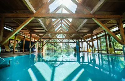 Der Swimmingpool an oder in der Nähe von Hollwegers Landhaus - Das Lisl