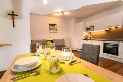 Küche/Küchenzeile in der Unterkunft Appartement Gruber-Hofer