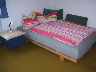 Ein Bett oder Betten in einem Zimmer der Unterkunft Log Home