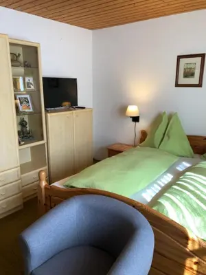 Ein Bett oder Betten in einem Zimmer der Unterkunft Log Home