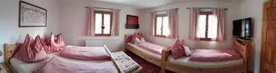 Ein Bett oder Betten in einem Zimmer der Unterkunft Ferienhaus Obermoser