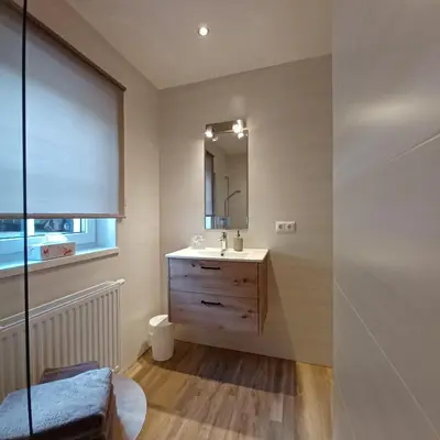 Ein Badezimmer in der Unterkunft Auerhiasbauer
