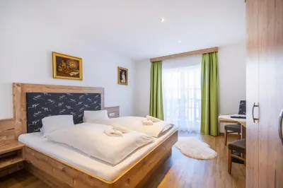 Ein Bett oder Betten in einem Zimmer der Unterkunft Appartements Baumanngut