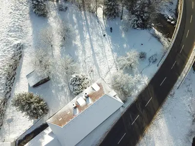 Haus Senna im Winter