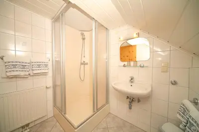 Ein Badezimmer in der Unterkunft Aignerhof