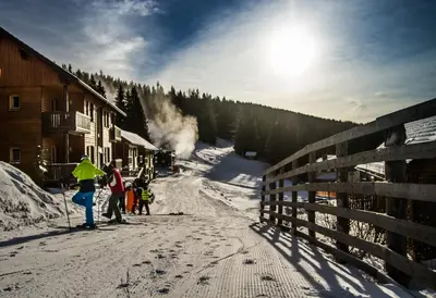 Monarchia Park im Winter