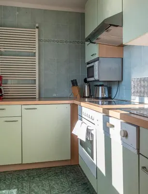 Küche/Küchenzeile in der Unterkunft Aberseeblick Pension Ellmauer