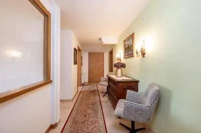 Ein Sitzbereich in der Unterkunft Reitsamerhof - Zimmer & Apartments