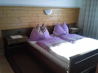 Ein Bett oder Betten in einem Zimmer der Unterkunft Ferienhaus Reschreiter