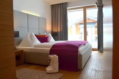 Ein Bett oder Betten in einem Zimmer der Unterkunft Mountain Vita