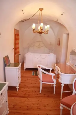Ein Bett oder Betten in einem Zimmer der Unterkunft Bruggerhaus