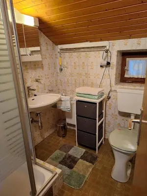 Ein Badezimmer in der Unterkunft Haus Pilz
