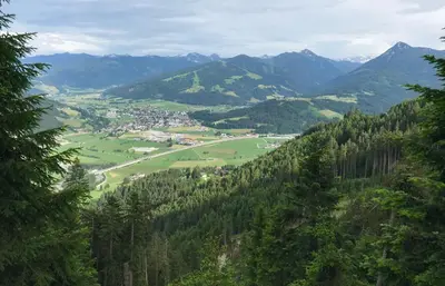 Naturlandschaft in der Nähe des Privatzimmers